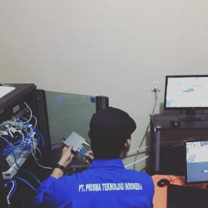 Proses Testing dan Commisioning CCTV Pengadilan Negeri