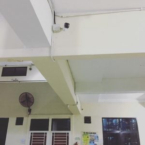 Hasil Pemasangan CCTV Diruang Tunggu Pengadilan Negeri