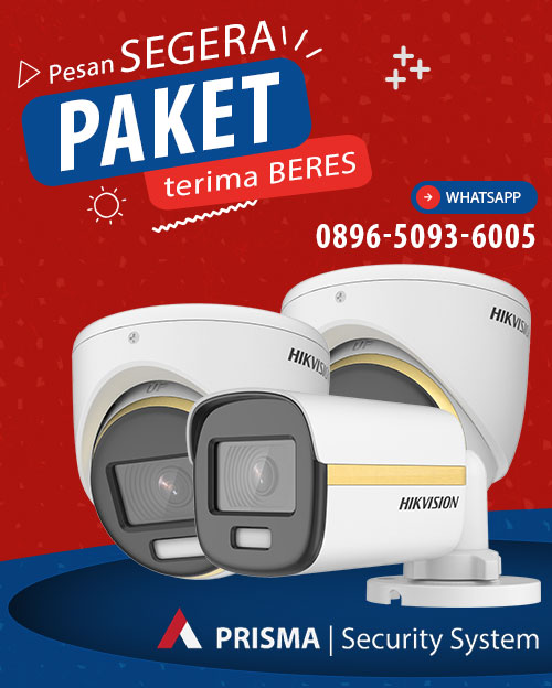 Paket cctv hikvision colorvu murah berkualitas dan bergaransi